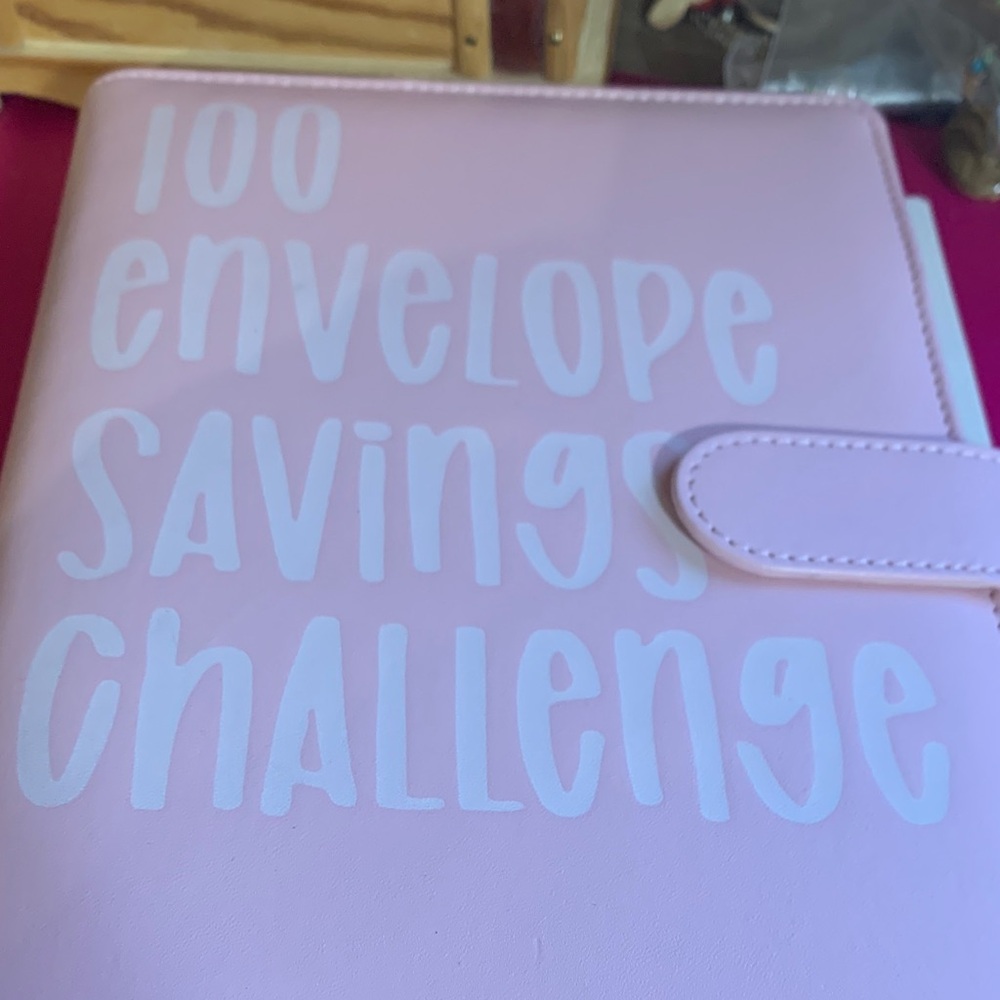 Pink Savings Challenge Binder